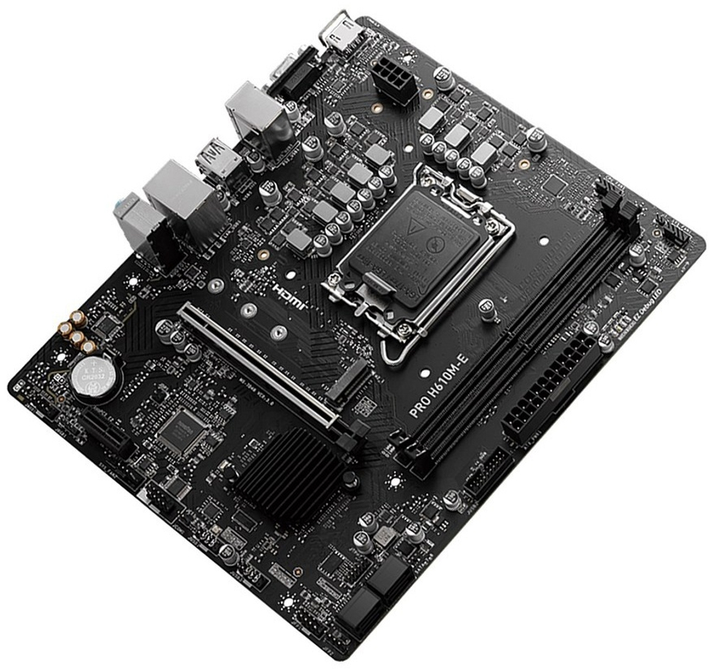 Материнская плата MSI PRO H610M-E