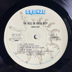 Винтажная виниловая пластинка LP Uriah Heep The Best Of (Japan 1981) (No Obi) Sweet Lorraine
