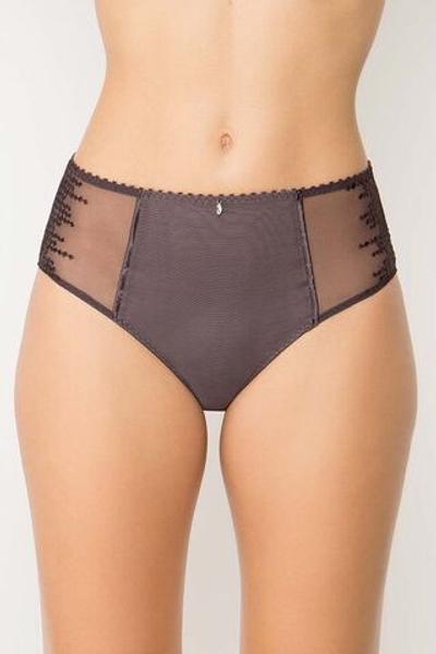 Трусы-макси Jane с тюлевыми вставками по бокам (Размер: 50) (Цвет: фиолетовый)