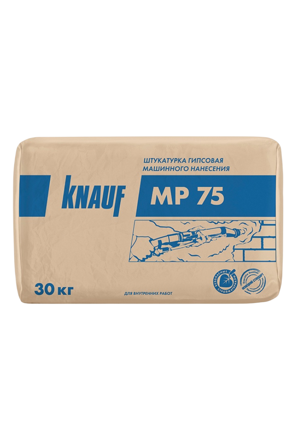 Штукатурка механизированная гипсовая Knauf МП 75 30 кг