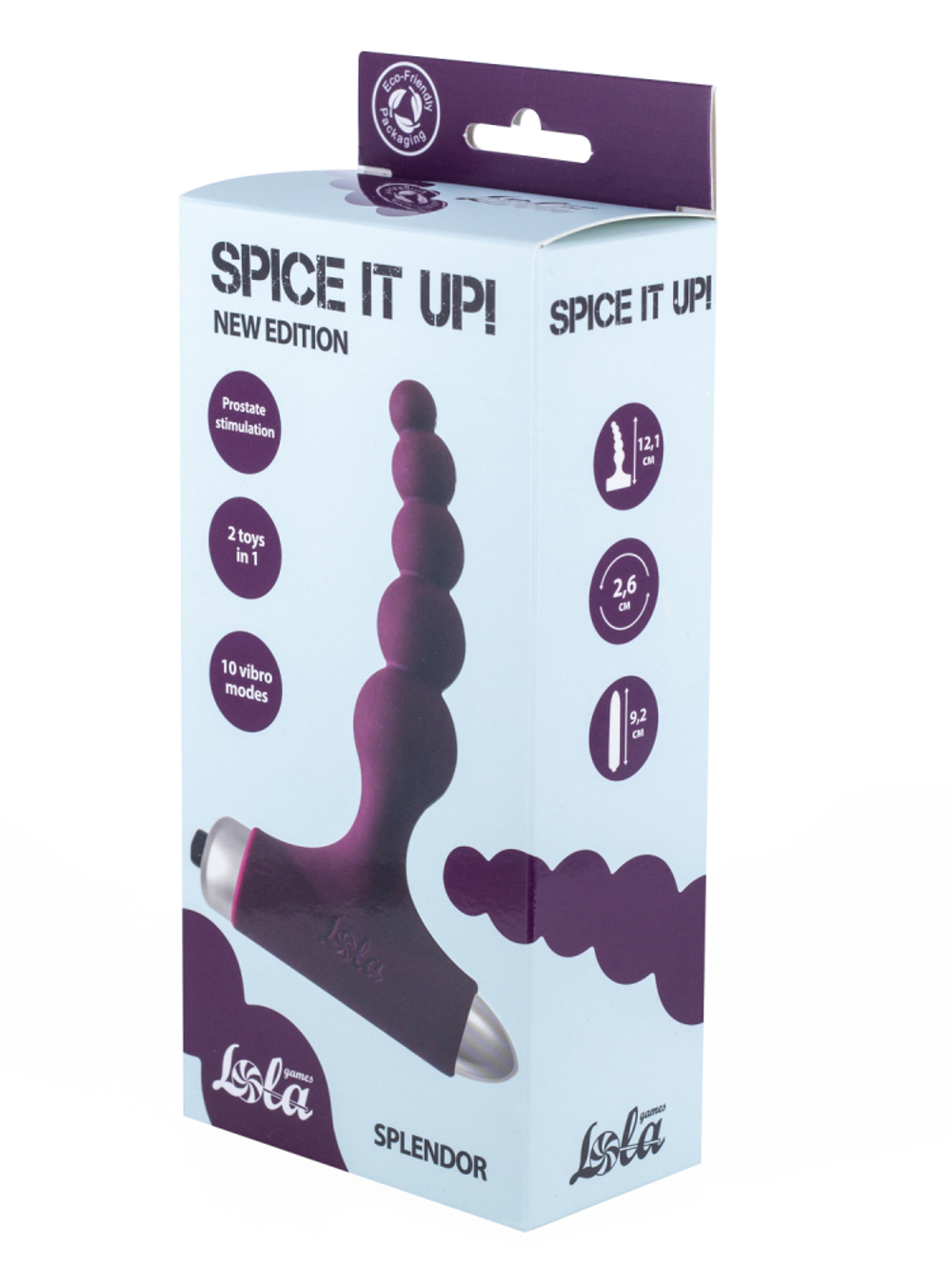 Lola games Spice it up New Edition Splendor - Анальная пробка с вибрацией
