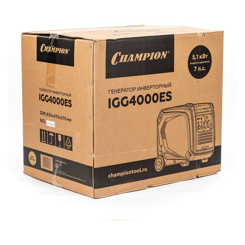 Бензиновый генератор CHAMPION IGG4000ES