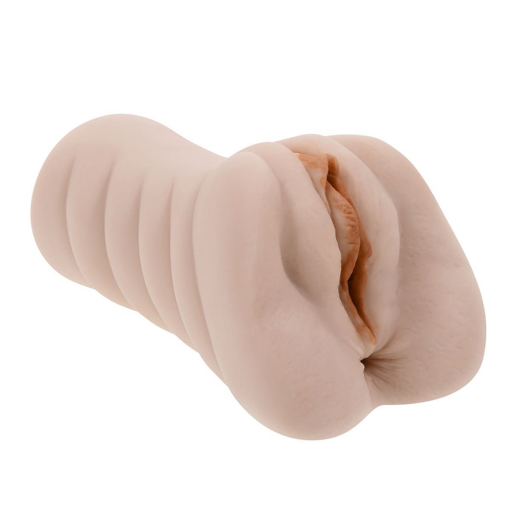 Мастурбатор Sasha Grey - вагина и анус (Цвет: телесный с черным)
