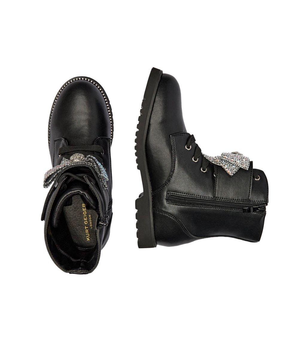 Кожаные ботильоны kensington strap bow Kurt Geiger - черный(750800109)