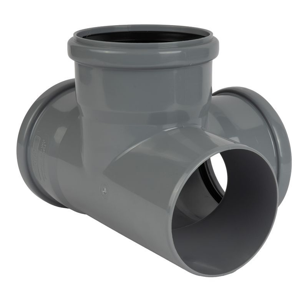 Крестовина канализационная двухплоскостная RTP 110х110х110 мм 87,5°