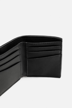 ZARA ВЕРТИКАЛЬНЫЙ КОШЕЛЕК ДЛЯ КАРТОЧЕК, ЧЕРНЫЙ