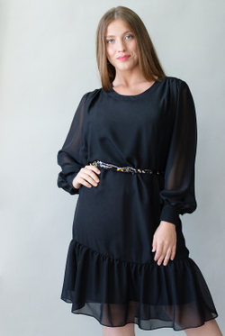 Платье женское 3135зпа, черный #284Ч053135зпа