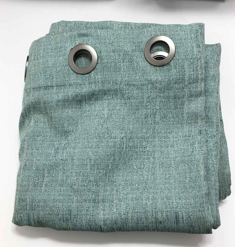 Готовая штора Torno на люверсах, цвет 140 бирюза (ширина 280 см/высота 270 см)