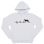 Толстовка "Курцхаар -  сердечный ритм"