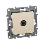 Розетка TV (телевизионная) "звезда" - слоновая кость ETIKA Legrand