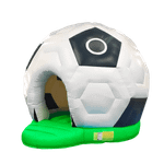Коммерческий надувной батут «Футбольный мяч» с крышей, 4,5*4,5*5