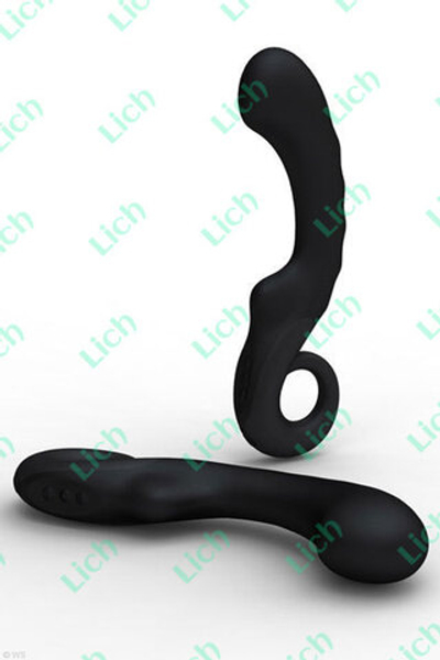 Черный подзаряжаемый вибромассажер для точки G Hedone, 17,8 см