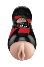 Мастурбатор в виде вагины PDX Elite Vibrating Pussy Stroker (Цвет: черный , телесный)