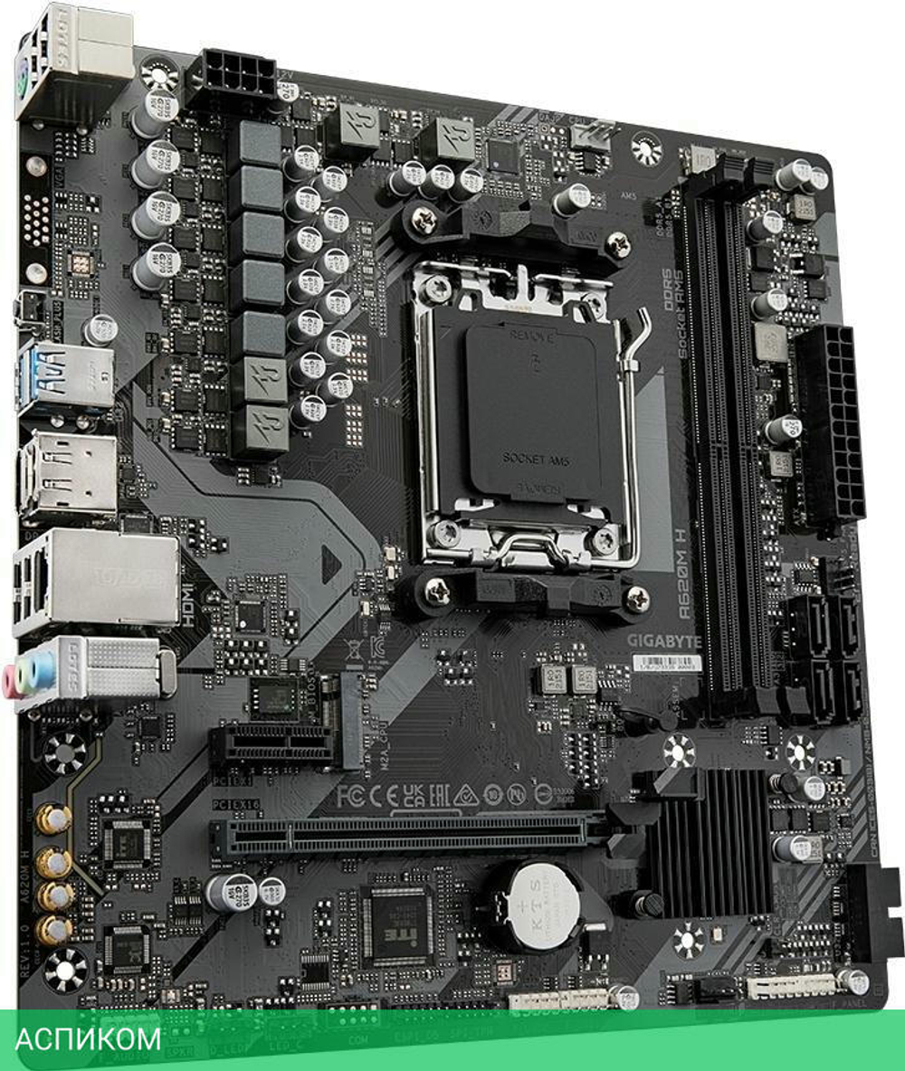 Материнская плата GigaByte A620M H DDR5