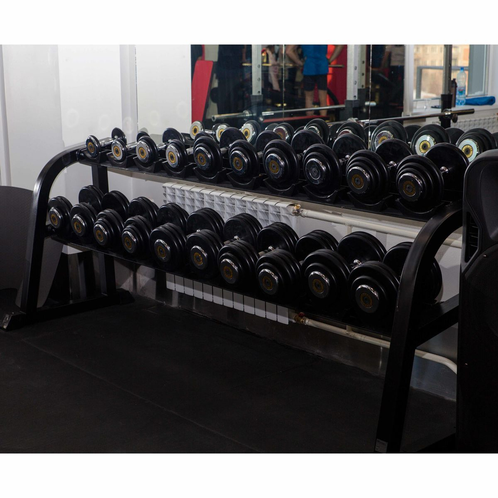 Гантельный ряд базовый (шаг 2,5 кг, 10 пар) PROFI-FIT 27,5-50 кг*