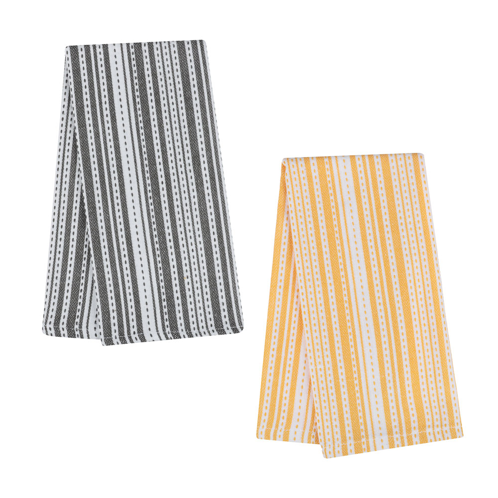 PROVANCE Люмен Полотенце кухонное, 40х60см, 100% хлопок, полоска, 2 дизайна