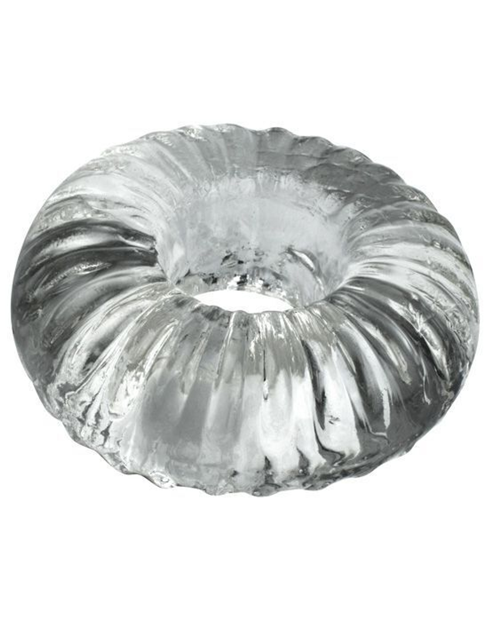 Прозрачное толстое эрекционное кольцо (Цвет: прозрачный)