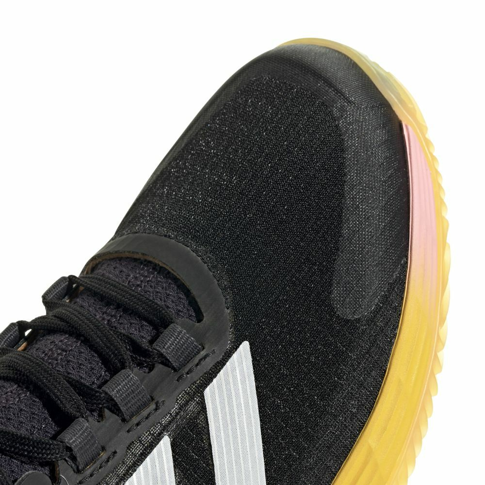 Женские Кроссовки теннисные Adidas Adizero Ubersonic 4.1 W Clay - black/orange/yellow