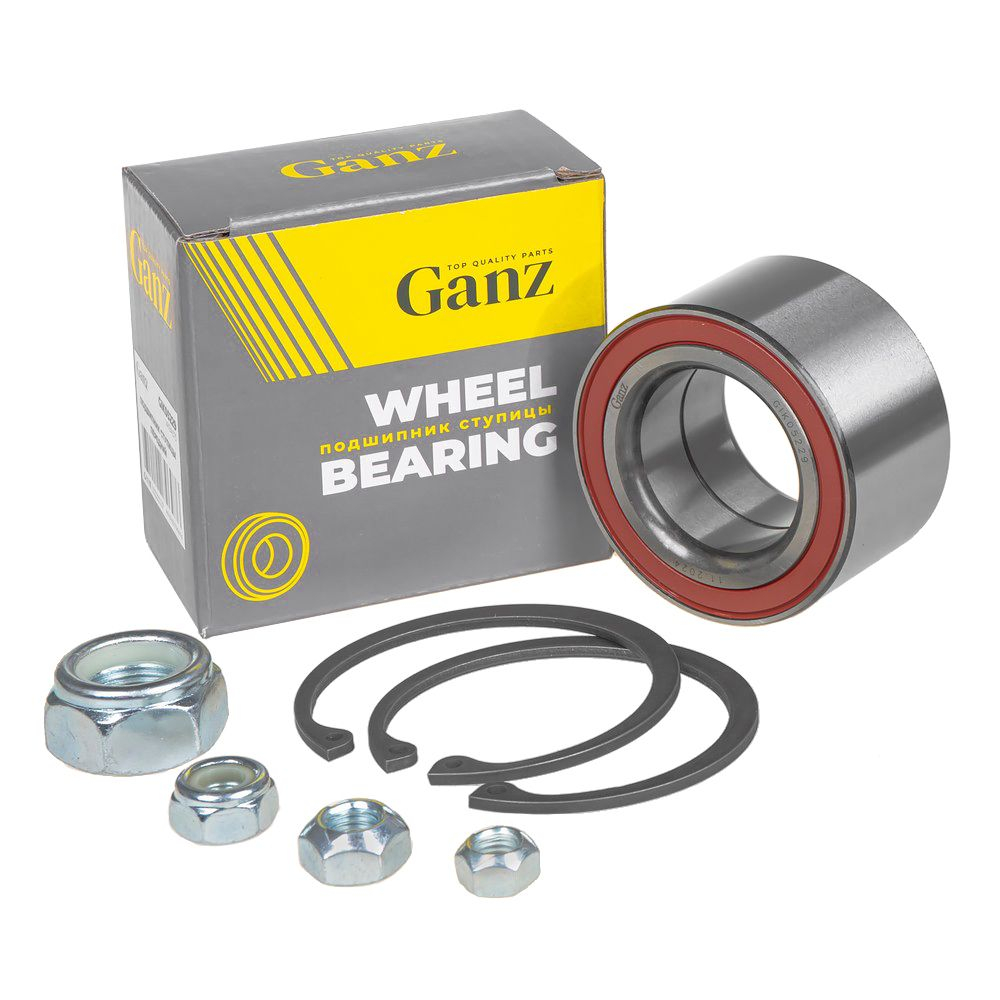 Подшипник ступицы передний AD 80 88 VW G2/G3/B2 (полный к-т) GANZ GIK05229