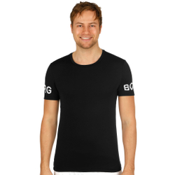 Мужское теннисное поло Björn Borg Borg T-Shirt Men - Black, White