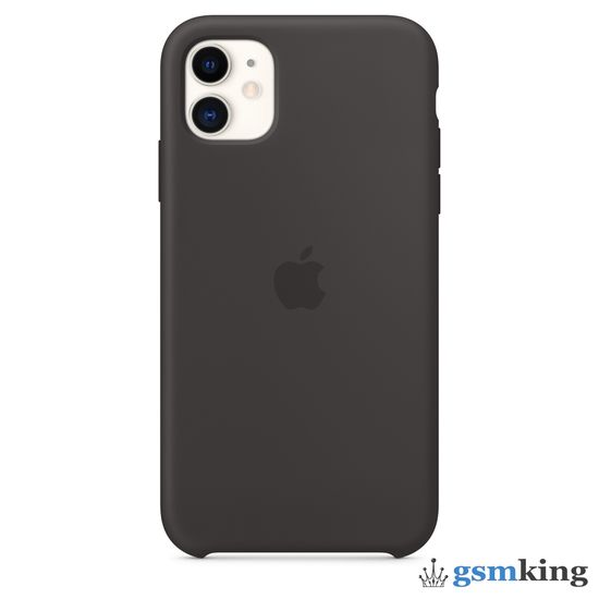 Apple Silicone Case iPhone 11 Black (Чёрный)