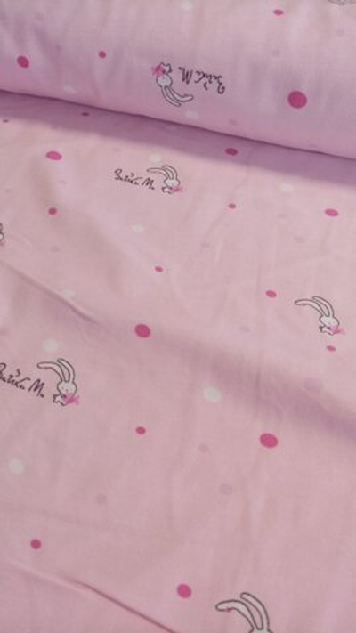 Футер (принт). Зайки Ми (компаньон), отрез 3