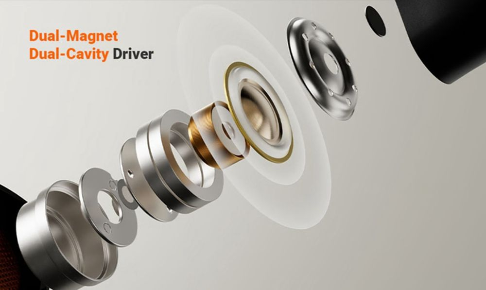 Наушники проводные Fosi Audio IM4 Obsidian, без микрофона, внутриканальные, 3.5 мм, черные