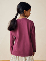 Лонгслив для девочки Next N90-170, Бордовый