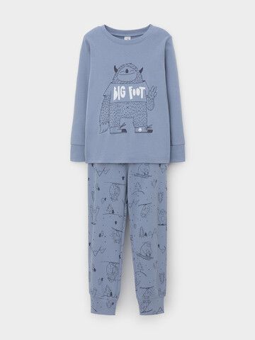 пижама  для мальчика  К 1541/голубой туман,снежный человек