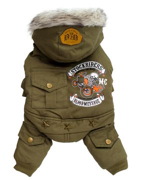 Уют Комбинезон с меховым капюшоном