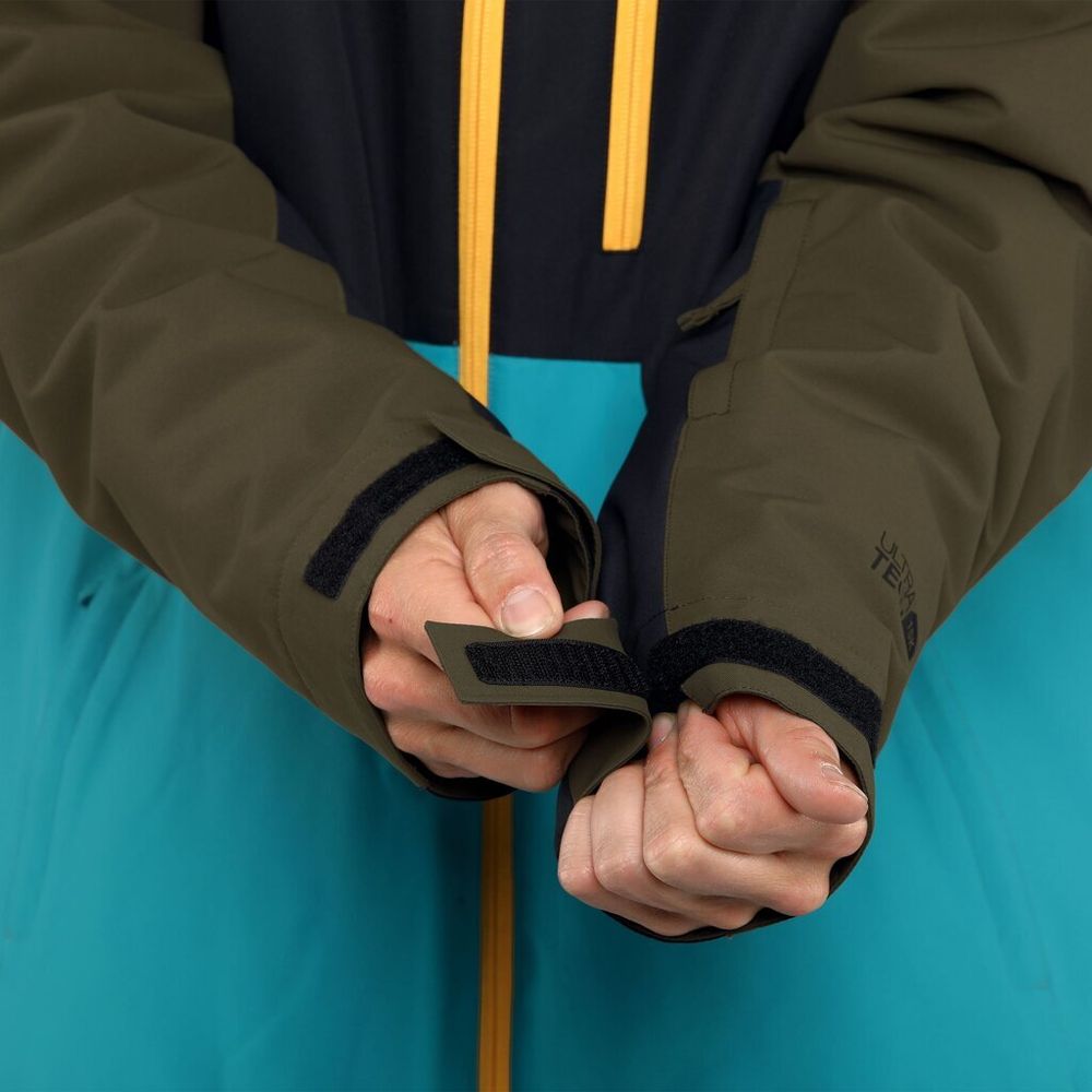 Куртка Horsefeathers CROWN JACKET (dark olive/tile blue)