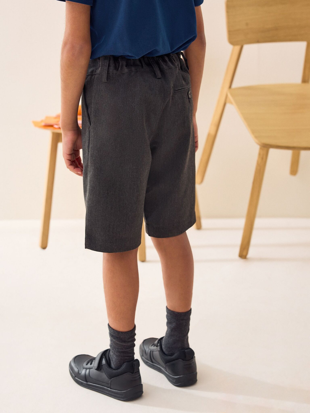 Шорты школьные для мальчика Next 784-015, Темно-серый