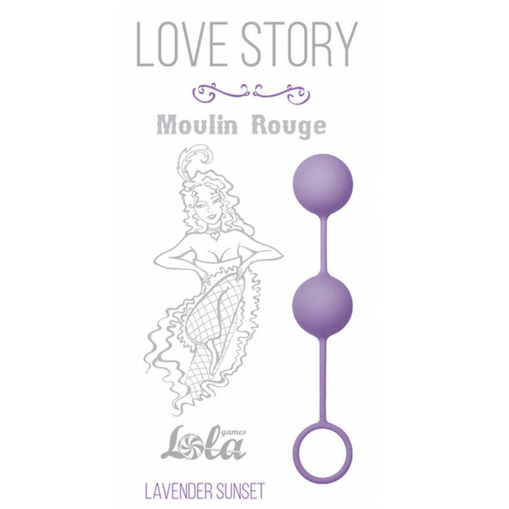 Вагинальные шарики Love Story Moulin Rouge purple (Цвет: Сиреневый)