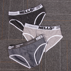 Набор мужских трусов брифов 3в1 + ПОДАРОК ROMEO ROSSI RR2082-04