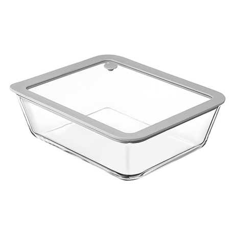 Контейнер для запекания и хранения с вакуумным эффектом 2.6 л Smart Solutions светло-серый