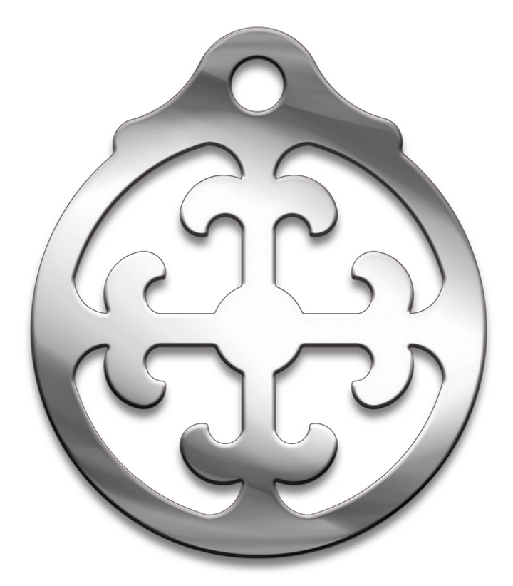 Амулет Славянский № 12 Крест Руси, медицинская сталь