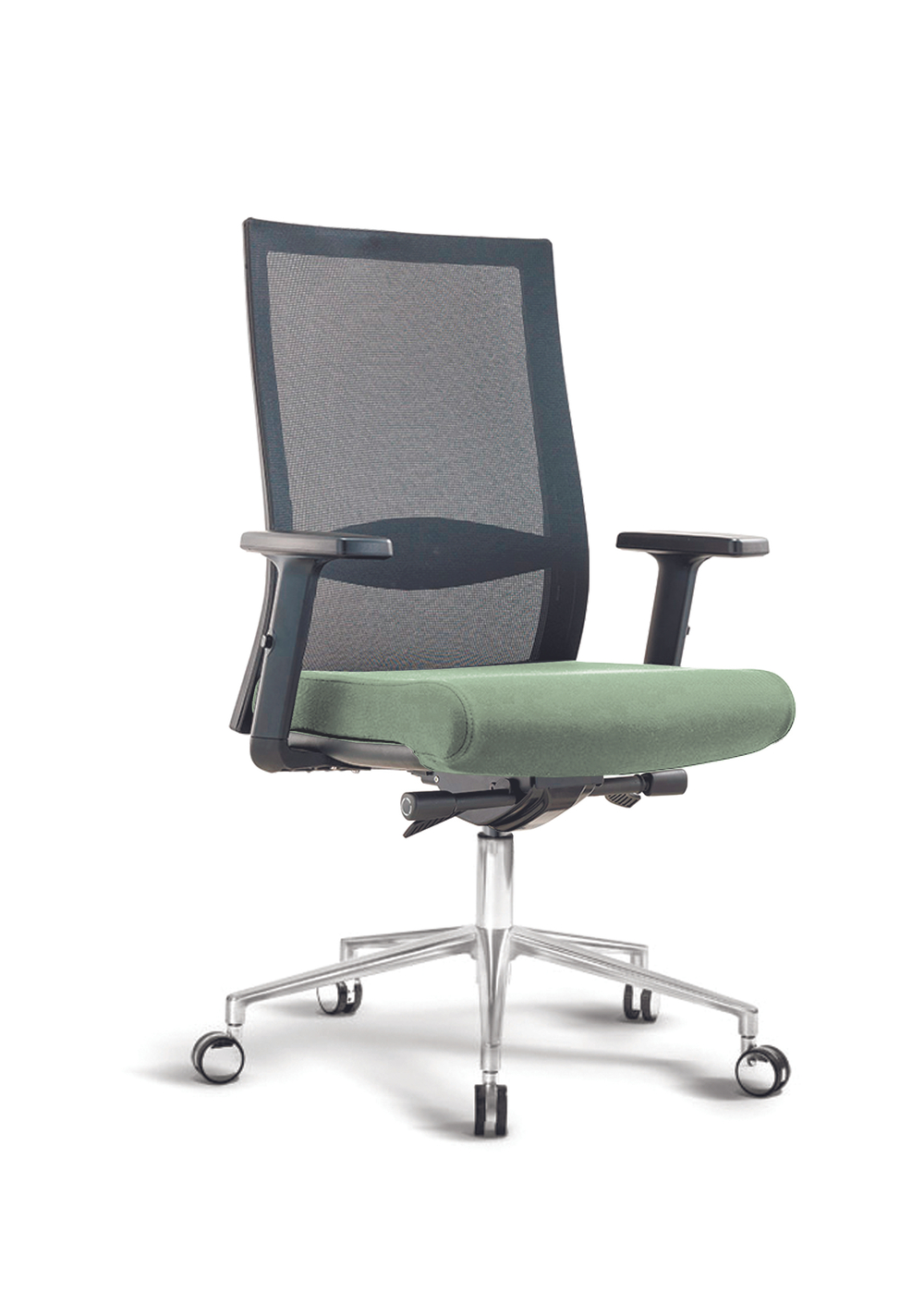 Брента/Brenta кресло операторское со спинкой-сеткой на пятилучие