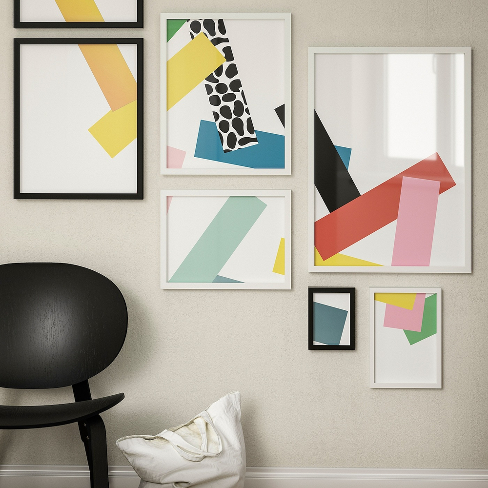 IKEA RÖDALM  (ИКЕА РÖДАЛМ)  -  Рамка, белая, 21x30 см