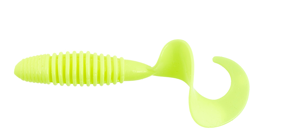 Твистеры съедобные Lucky John Pro Series CRUSHER GRUB 4.5" (114мм/4шт)