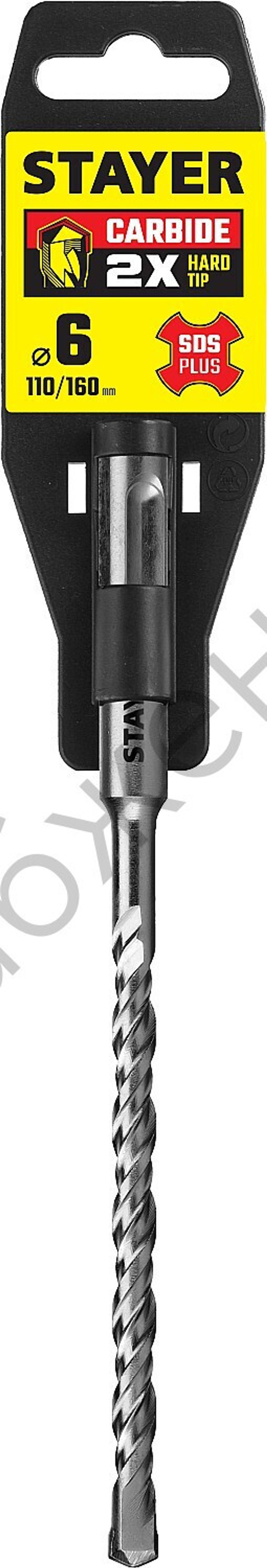 STAYER 6 x 160 мм, SDS-plus бур, Professional (2930-160-06)