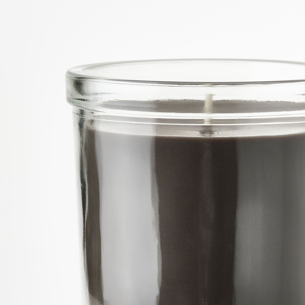 Свеча ароматическая IKEA ENSTAKA (ЭНСТАКА), Костер, Серый, 40 часов