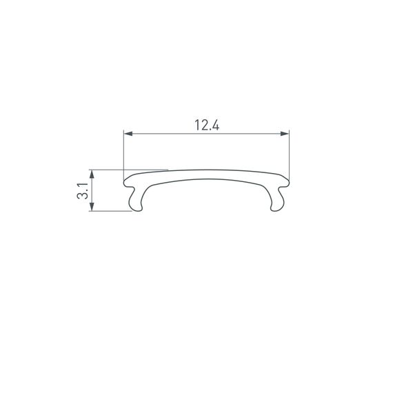 Рассеиватель Arlight ALM-W13-2020 Frost 026748(1)