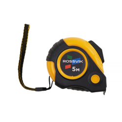 Рулетка измерительная ROSSVIK RMT2505, 5м*25мм, автостоп, магнит, обрезиненый корпус