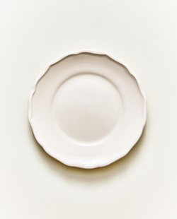 Zara Home тарелка из фаянса, цвет бежевый, 16 см
