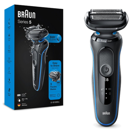 Электрическая бритва Braun S5 51-B1000s Black/Blue Wet&Dry