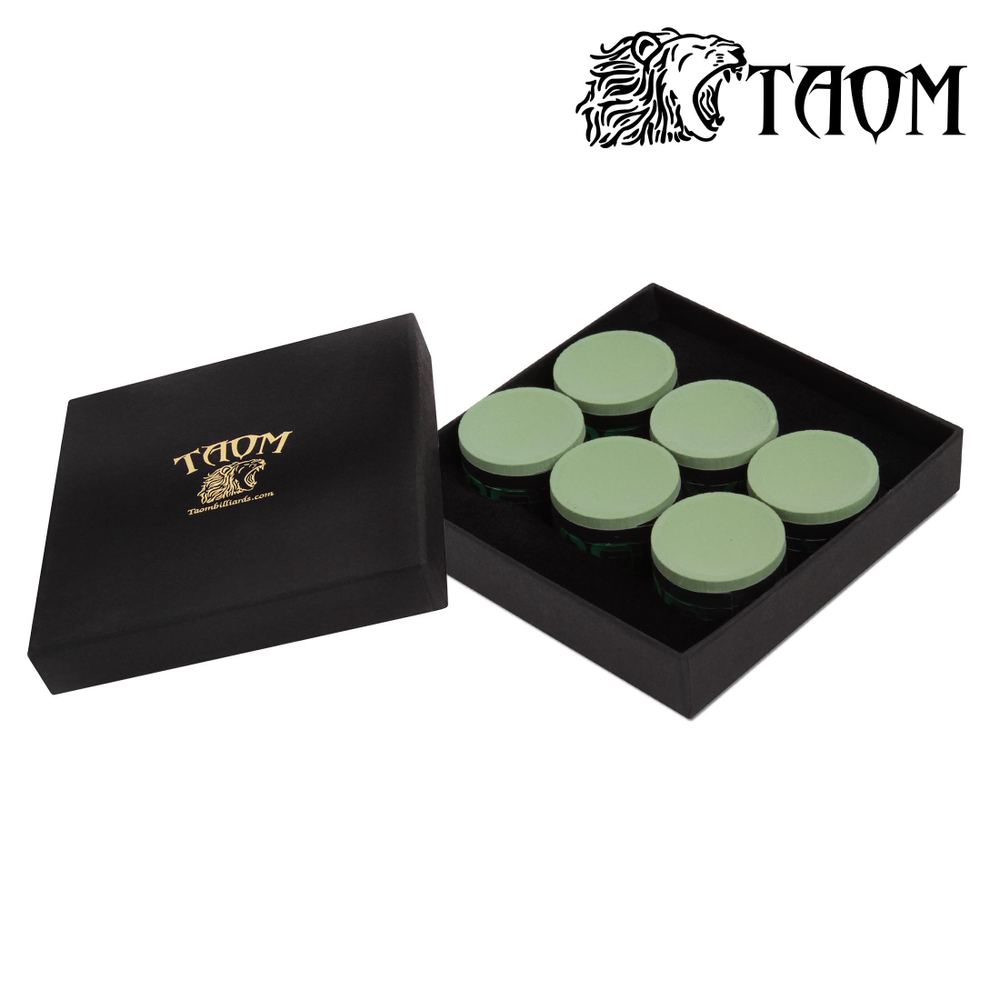 Мел бильярдный "Taom Chalk 2.0" Blue 6шт.