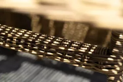 "Неаполь" обеденная группа плетеная из искусственного ротанга, цвет соломенный