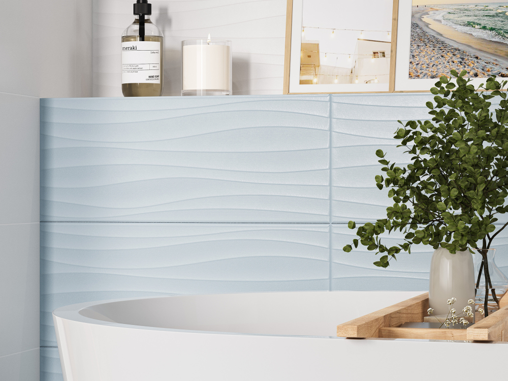 Monocolor sugar white wall 02 250х600 (1-й сорт)