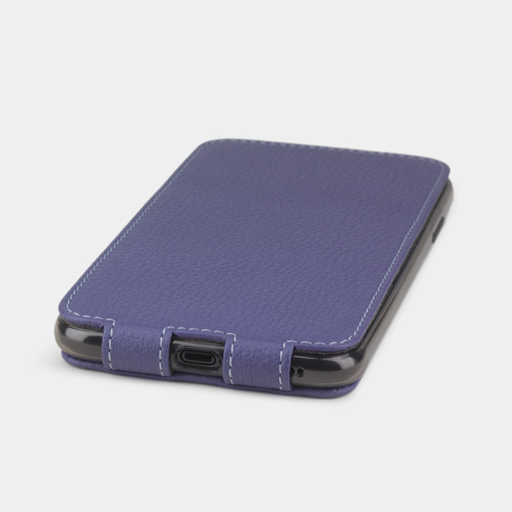 Чехол для iPhone XS Max из натуральной кожи теленка, цвета сирени