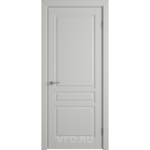 Межкомнатная дверь VFD (ВФД) Stockholm (Стокгольм) Cotton (эмаль светло-серая) 56ДГ02